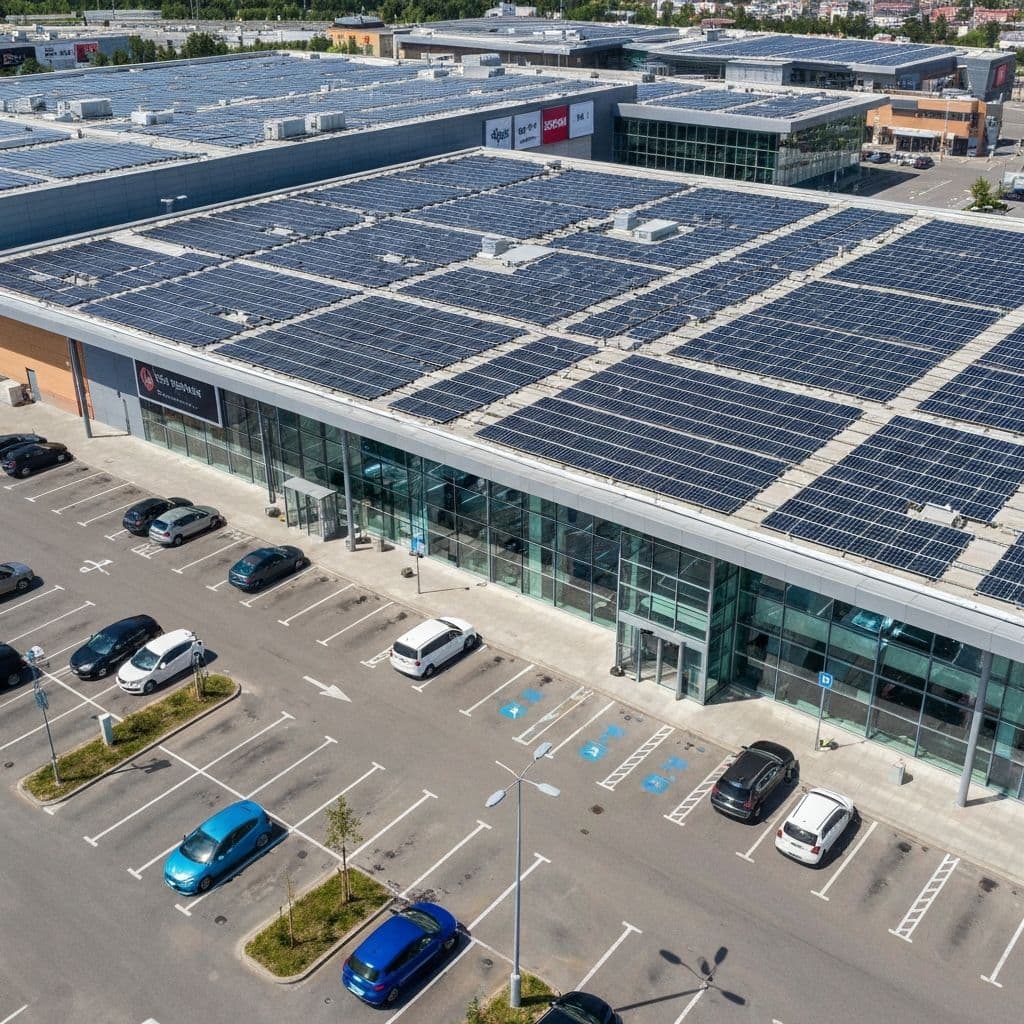 Centre commercial – 300 kWc